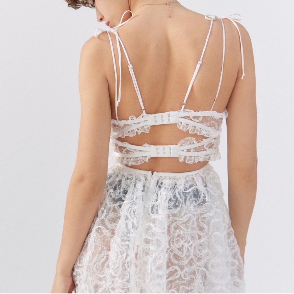 For Love & Lemons Tatiana Lace Sheer Mini Dress - Picture 4 of 7